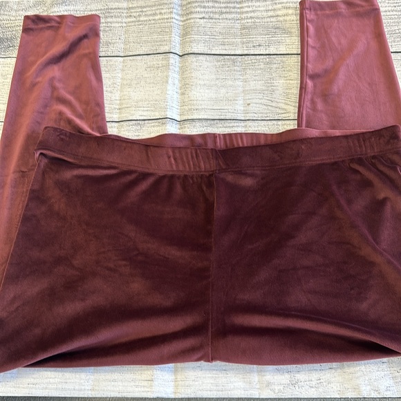 Old Navy • Burgundy Velour Leggings • Sz 4X - Picture 2 of 7